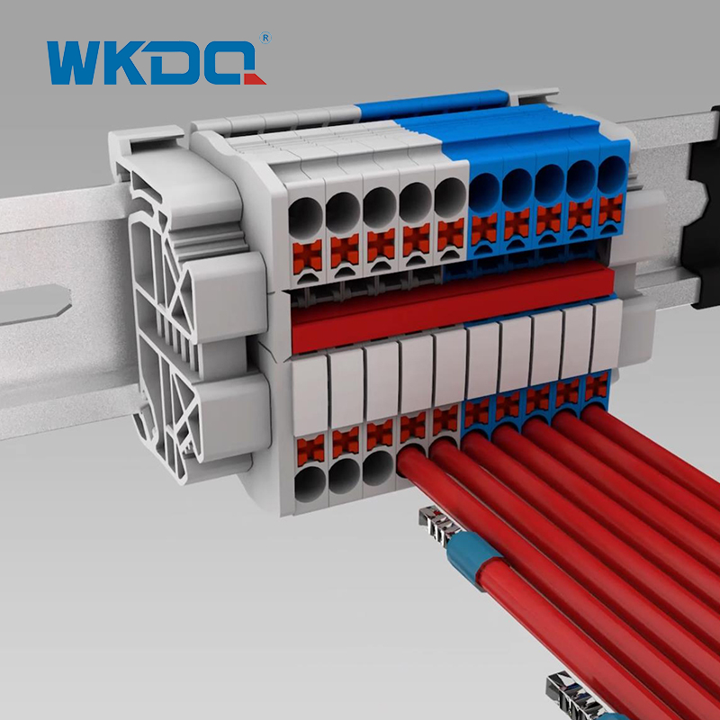 WONKE ELECTRIC -Push-In-plintblock, ökar ledningseffektiviteten med 50 %