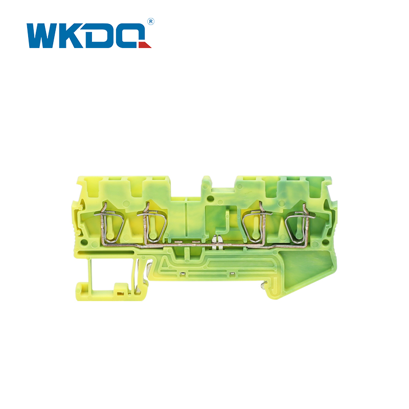 4 poäng Spring Type Earth Terminal Block