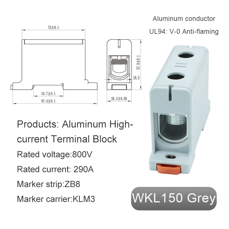 Kina aluminiumterminalblock