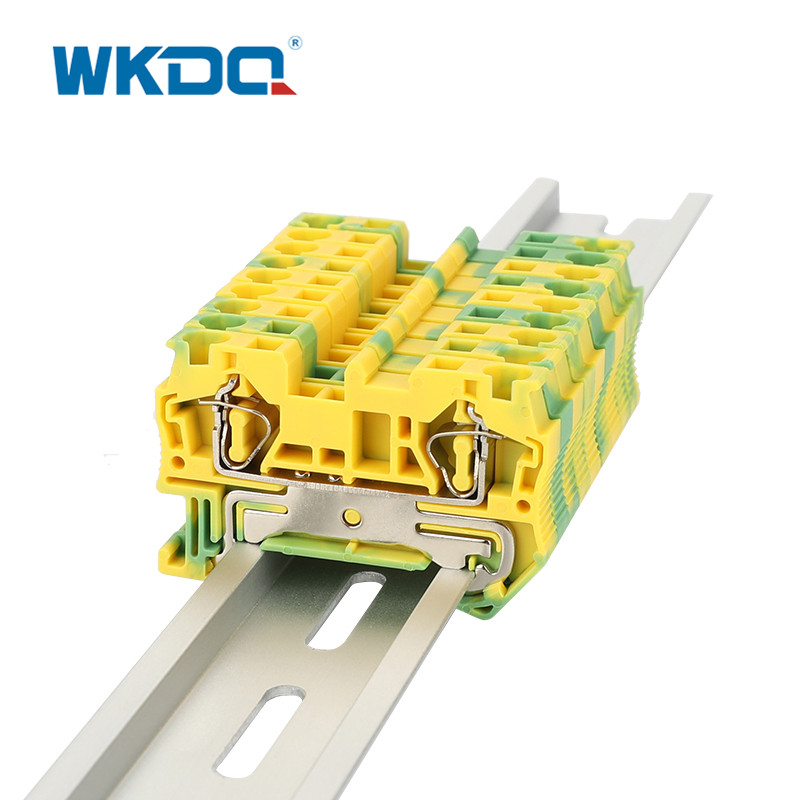 JST 4-PE fjäderkopplingsplintskontakt Grön Färg 800V 41A 4mm tvärsnitt