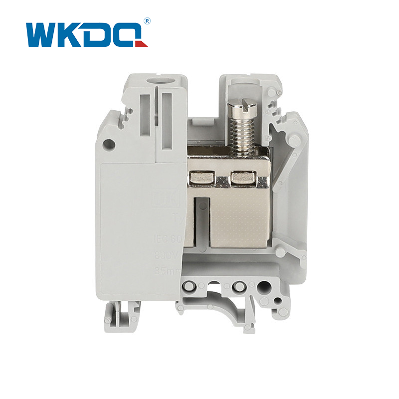 JUK 35 Frail Mounted Terminal Blocks Anti Flaming 35mm Cross Size High Precision