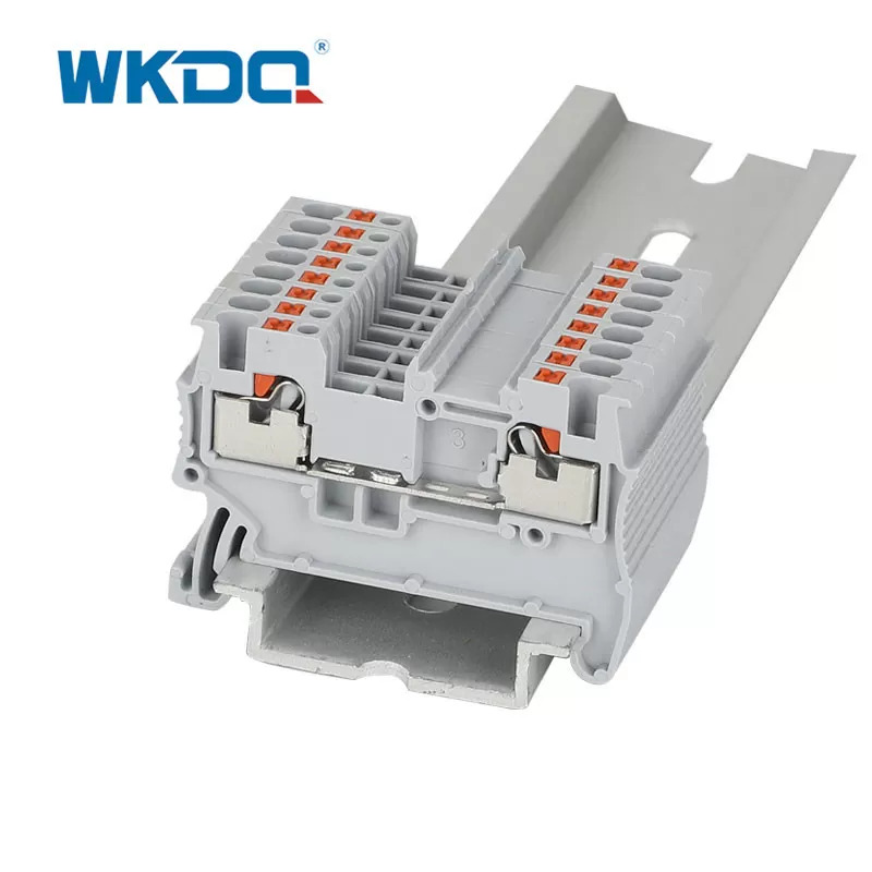 Nylon PA66 Din Rail NS35 terminalblock