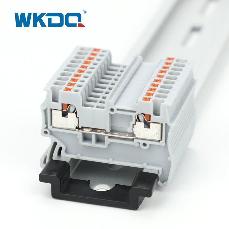 Nylon PA66 Din Rail terminalblock