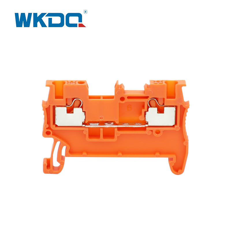 Orange tryck i typ terminalblock